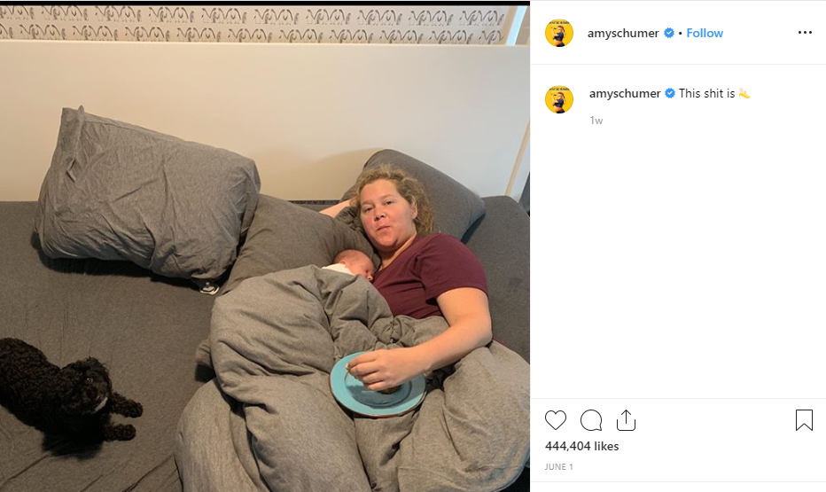 Amy Schumer Shares Pictures Of Her Hospital Underwear To Celebrate Motherhood 