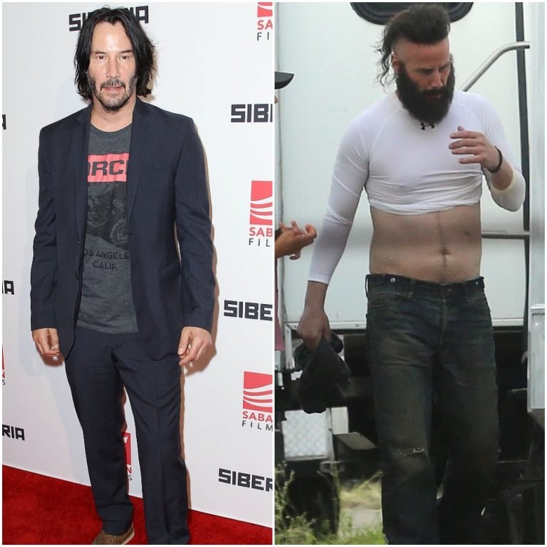 Keanu Reeves Appears Unrecognizable With Bushy Beard And Mohawk Hairdo 7908