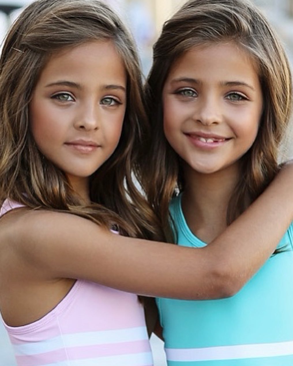 Identical 9 Year Old Twin Sisters Are Dubbed Most Beautiful Twins In