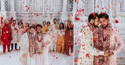 Indian Couple Held A Traditional Wedding Ceremony In Hindu Temple, And The Pictures Went Viral
